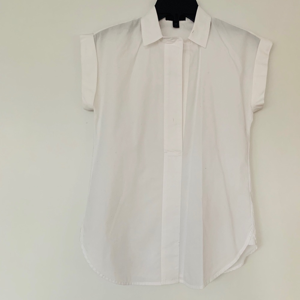 White JCrew top